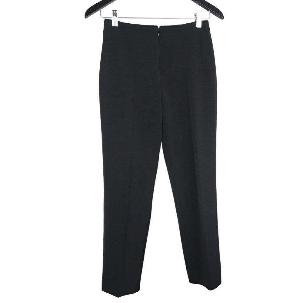 Joseph Ribkoff Crepe Pleated Front Black Dress Pants Size 2